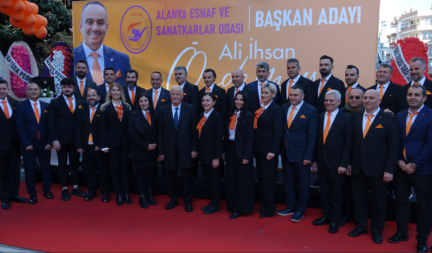 ALESO Başkan Adayı Özdemir’den Gövde Gösteresi! Kalabalık Alana Sığmadı