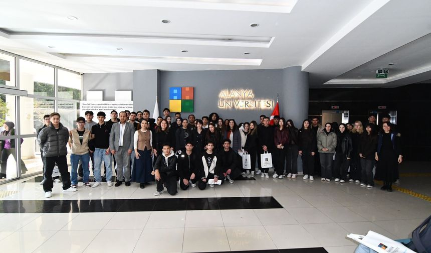 Mehmet Arif Türktaş Anadolu Lisesi Öğrencileri Alanya Üniversite'sini Yakından Tanıdı