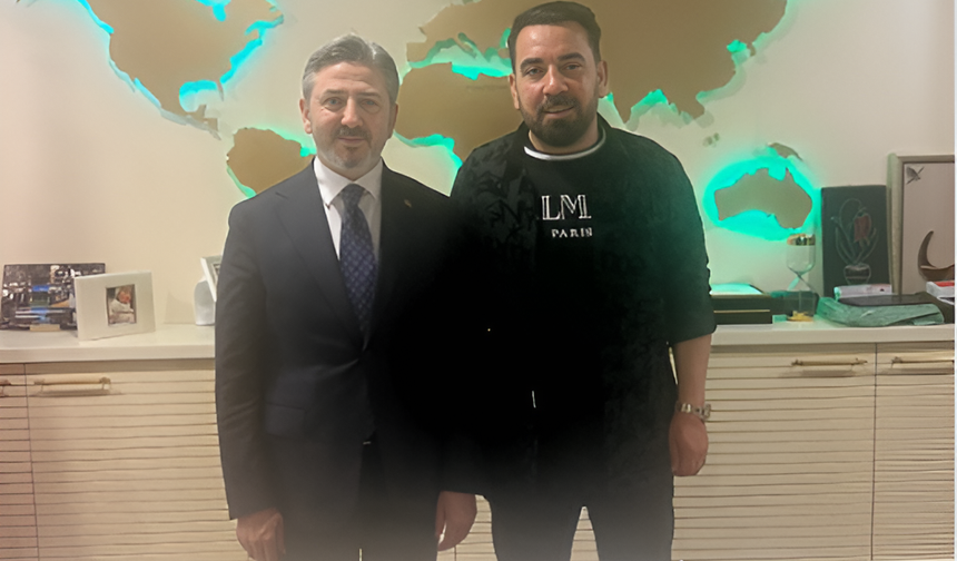 Bakan Yardımcısı Ahmet Aydın’dan Başarılı İş İnsanı Mehmet Kuş’a Ziyaret