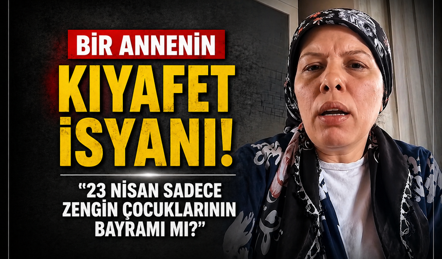 Bir Annenin İsyanı: “23 Nisan Sadece Zenginlerin Çocuklarının Bayramı Mı?"