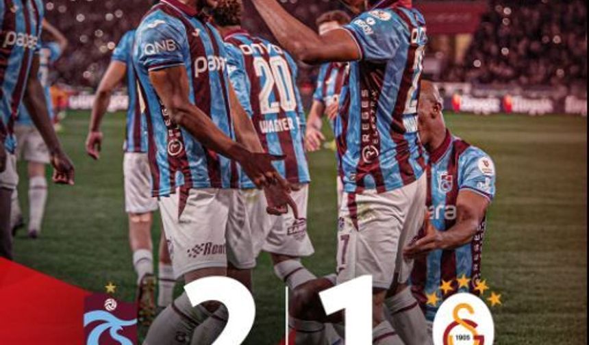 Trabzonspor’dan Dev Galibiyet: 882 Günlük Hasret Sona Erdi