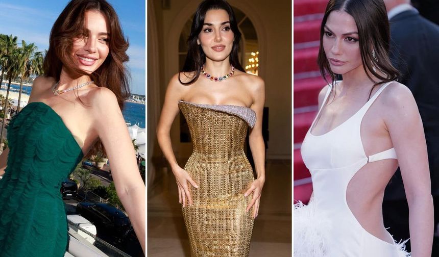 Cannes’da Türk Yıldızlar Şıklık Yarışına Girdi