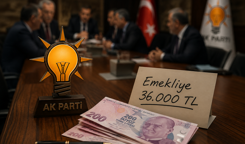 AK Parti Kulislerinde Emekliye 36 Bin TL İddiası