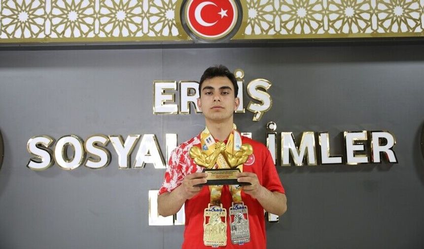 Milli Bilek Güreşçi Taha’nın Yeni Hedefi Dünya Şampiyonluğu