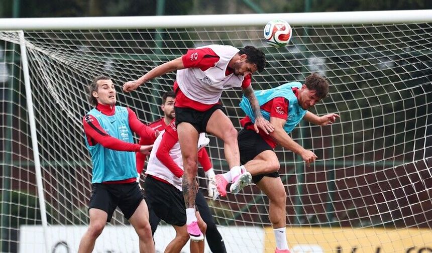 A Milli Takım, Montella Yönetiminde Taktik Çalıştı