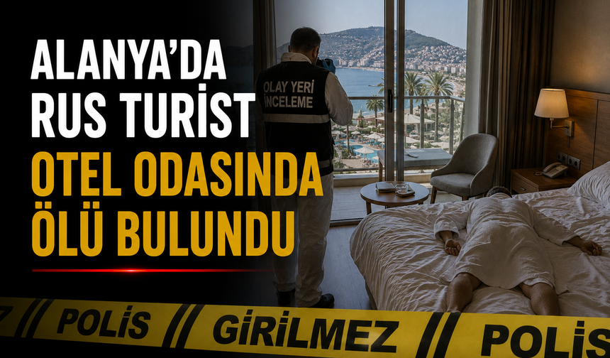 Alanya’da Rus Turist Otel Odasında Ölü Bulundu