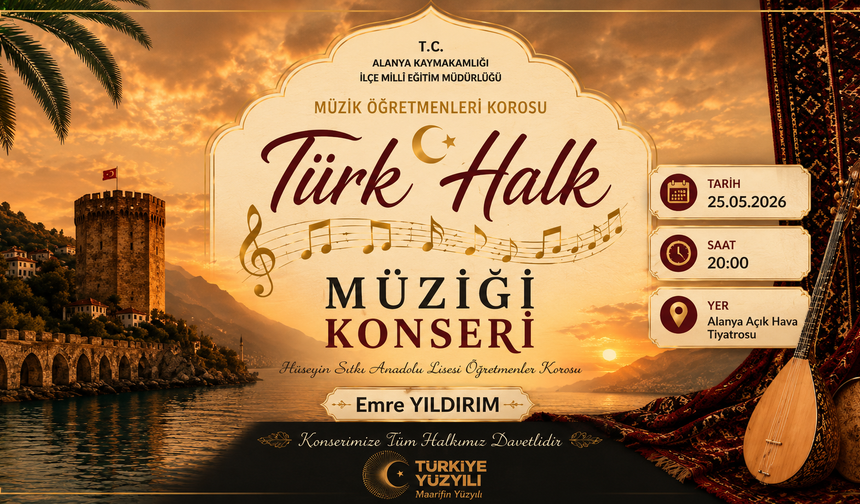 Öğretmenlerden Alanya Halkına Karne Günü Hediyesi