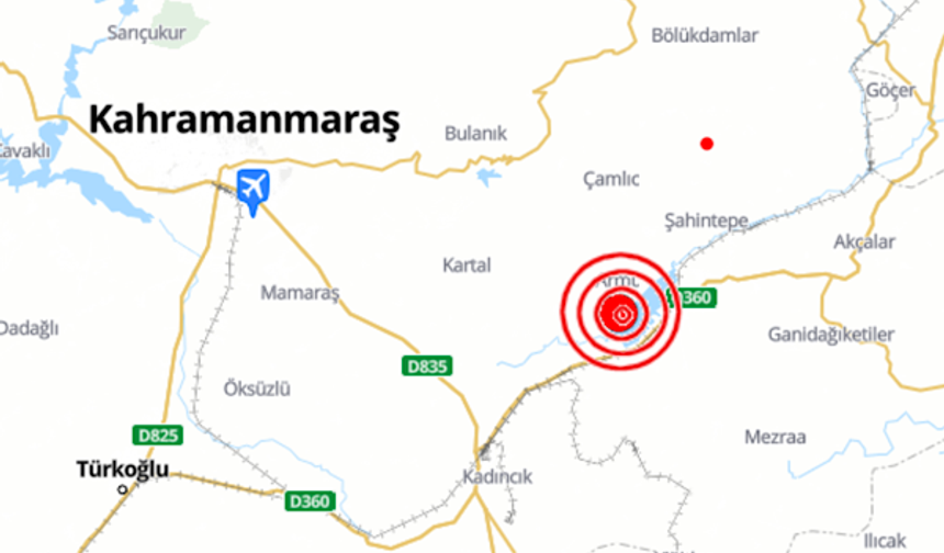 4.4’lük Deprem Korkuttu: Kahramanmaraş Pazarcık Yine Sallandı