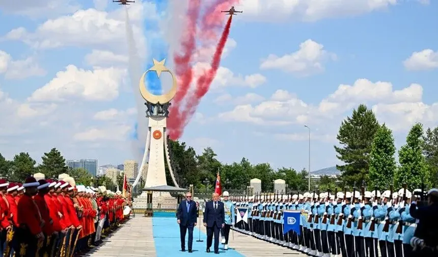 Cumhurbaşkanı Erdoğan, ABD Başkanı Trump'ı Resmi Törenle Karşıladı