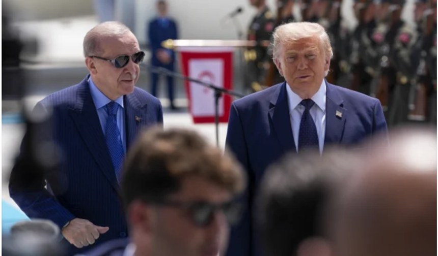 Trump Ankara'da Erdoğan Tarafından Karşılandı