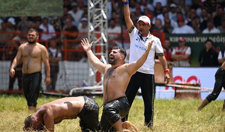 Kırkpınar'ın Yeni Başpehlivanı Erkan Taş Oldu