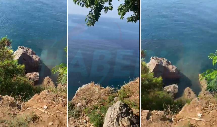 Turizm Cenneti Antalya Falezlerde Çevre Skandalı! Atık Su Denize Aktı