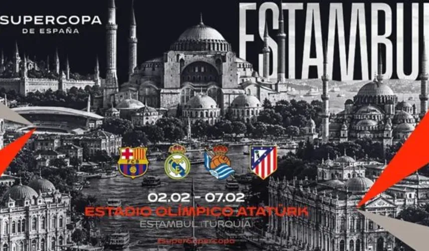 İspanya Süper Kupası İstanbul'da Oynanacak