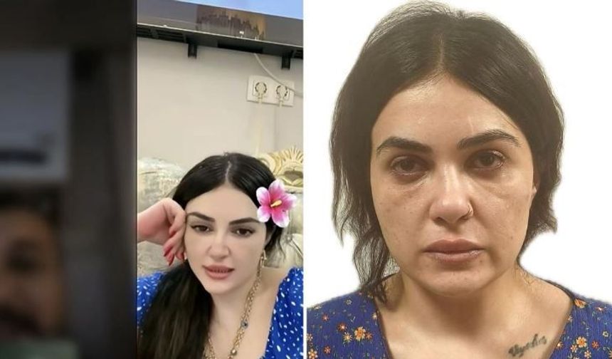 64 Yıl Hapis Cezası Bulunan Kadın Canlı Yayın Yaparken Yakalandı