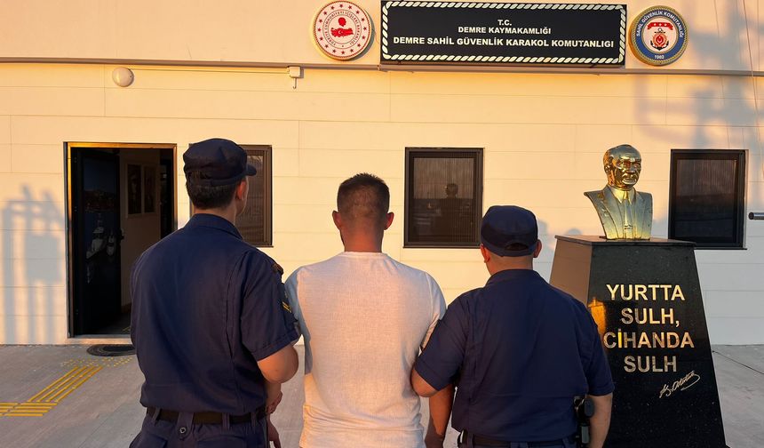 Antalya Demre’ye Yasa Dışı Yollarla Giren Şüpheliye Operasyon!
