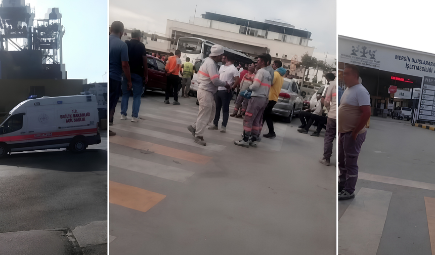 Mersin Limanı’nda Kimyasal Sızıntı: 35 İşçi Hastaneye Kaldırıldı