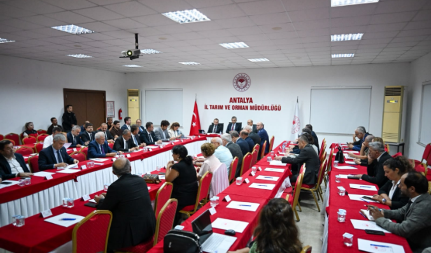 Antalya’da Su İçin Kritik Toplantı