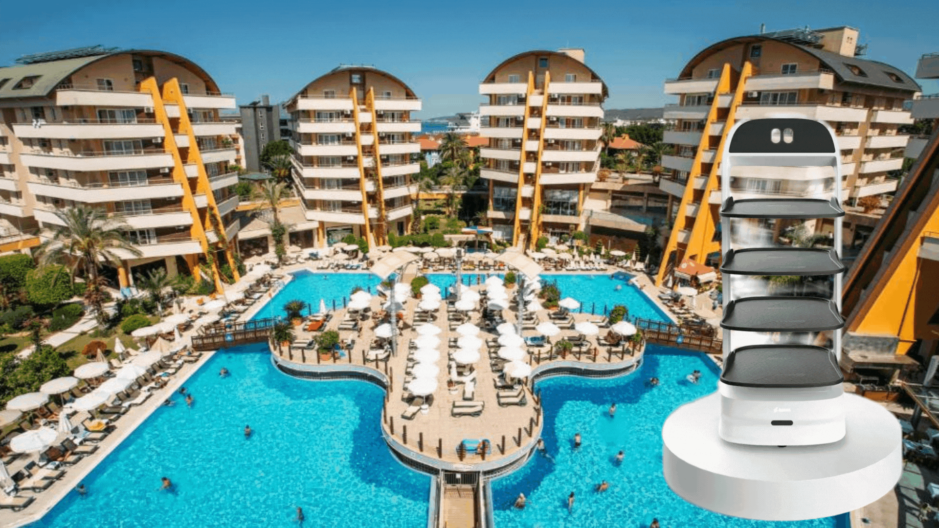Alaiye Resort Otel’den Teknolojik Devrim: Robot Garson Hizmette
