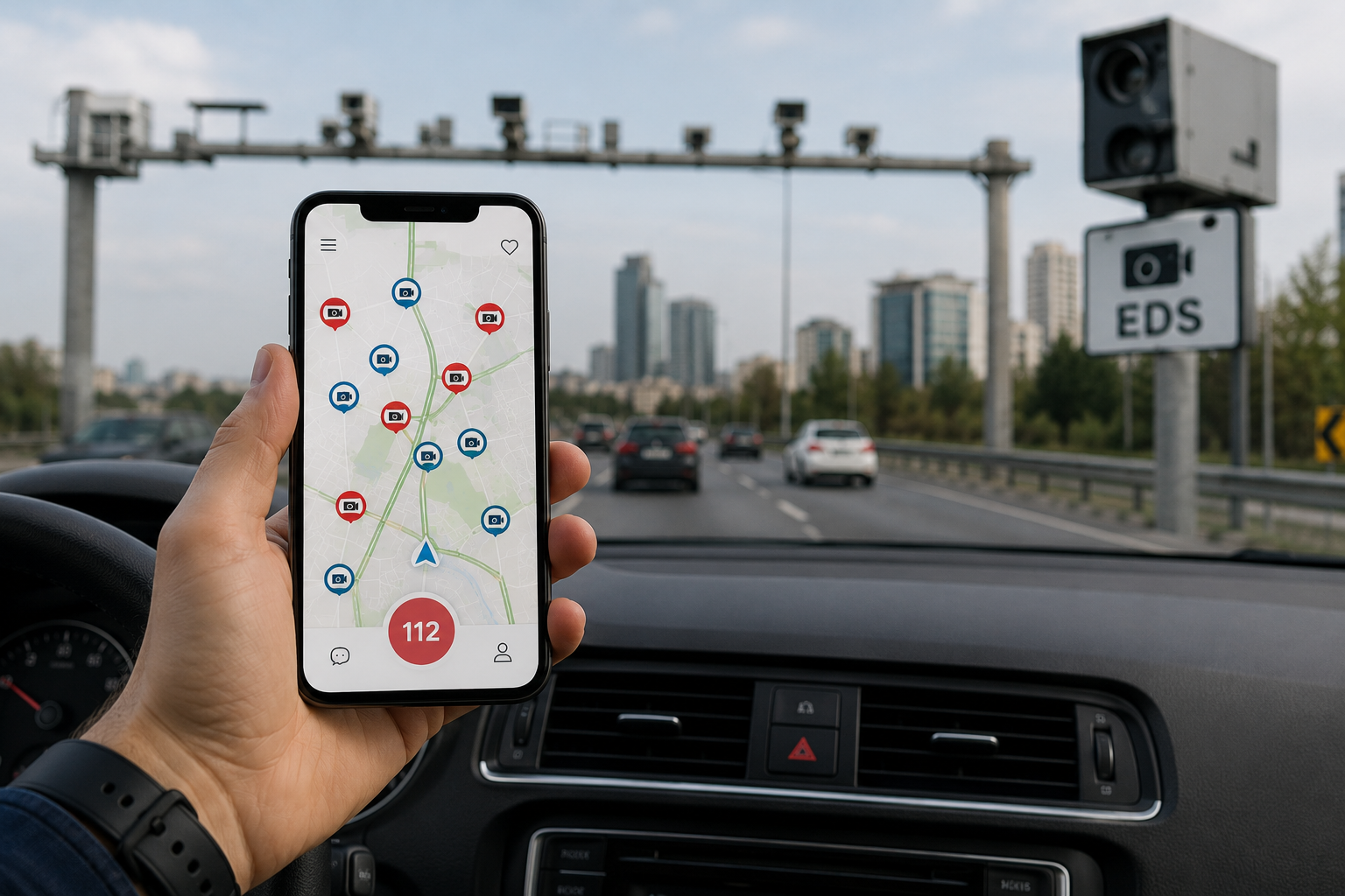 Hayat 112 Uygulamasıyla Trafikte Yeni Dönem: Radar ve EDS Noktaları Haritada Görülebilecek