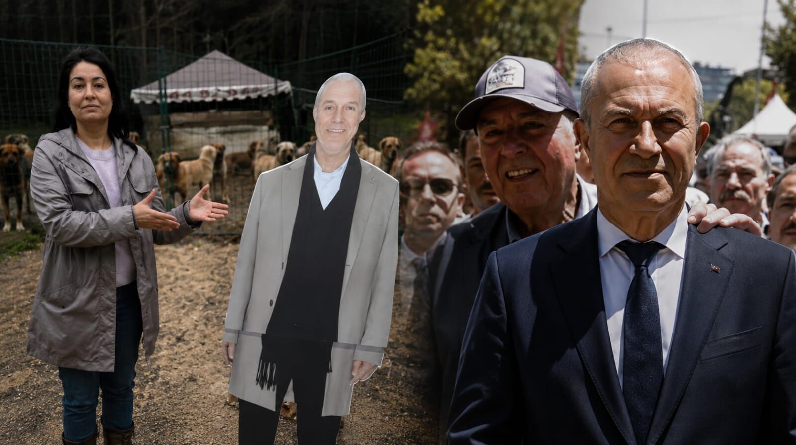 Alanya’da “maket” Gerilimi! Eleştiriden Mitinge Uzanan İronik Görüntü
