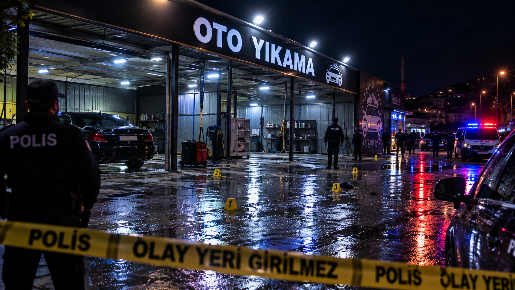 Alanya'da Oto Yıkamacı Dükkanında Silahlı Çatışmada 3 Yaralı